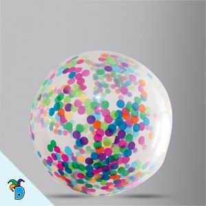 Globo con confetti 36